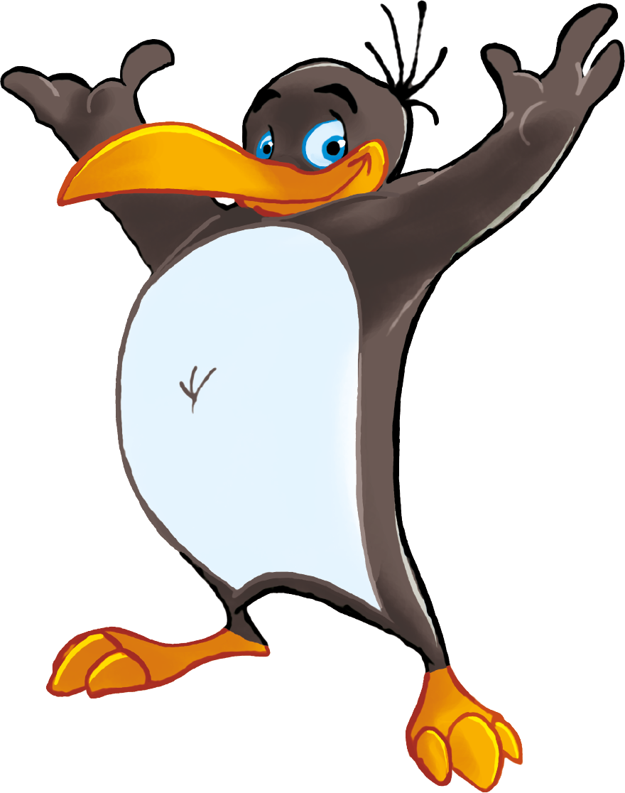 Illustration of BOBO the penguin